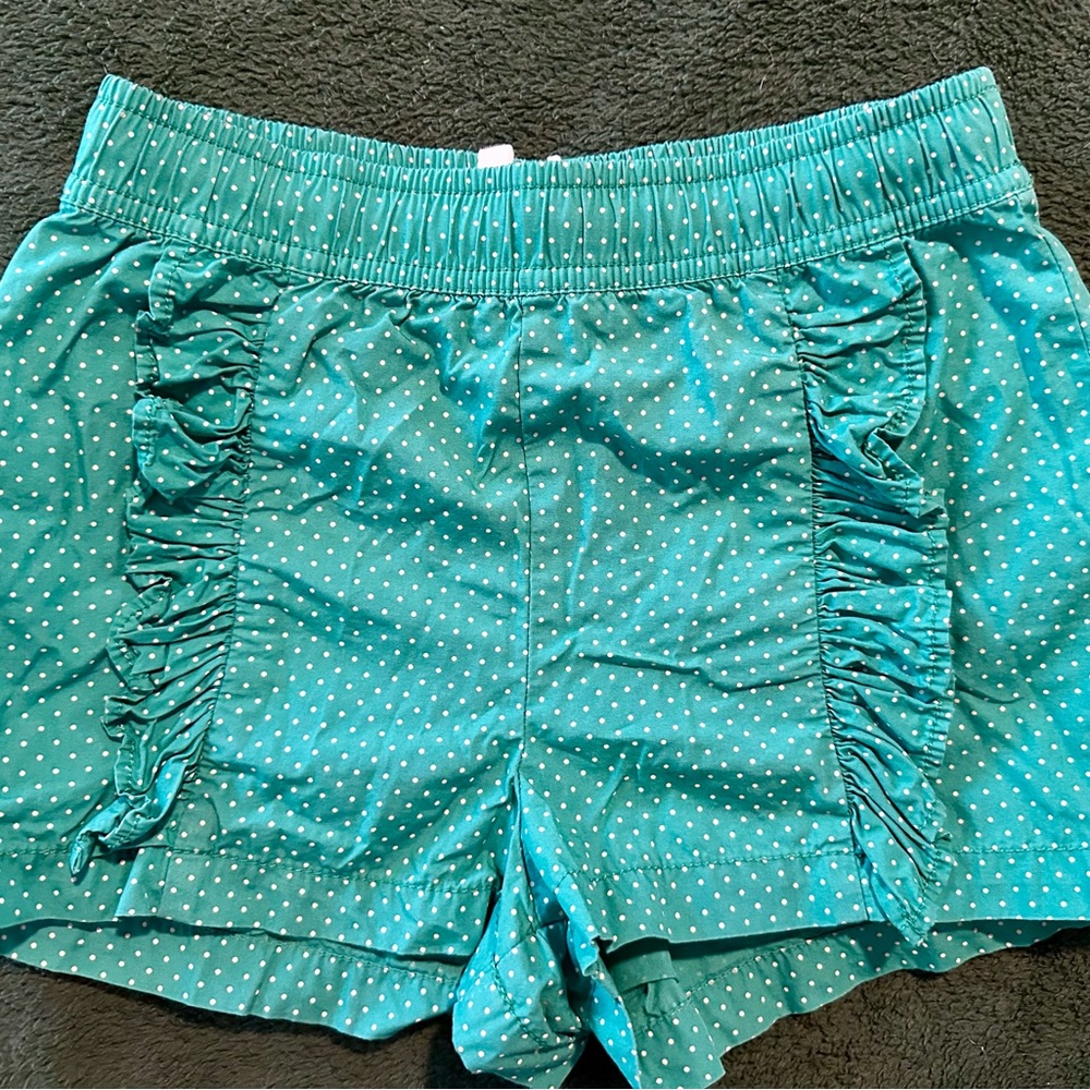 Tea Ruffle & Polka-dot shorts size 7